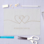 Forever Yours: Intertwined Hearts Design Tissuepapier (Craft)