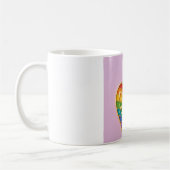 Forever Yours - Kleurrijke liefde Hart Charm Koffiemok (Links)