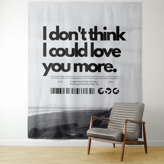 Forever Yours Poster Wandkleed (In situ)