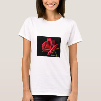 Forever Yours Red Rose T-shirt voor dames - Romant