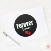 Forever Yours Ronde Sticker (Envelop)