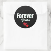 Forever Yours Ronde Sticker (Tas)