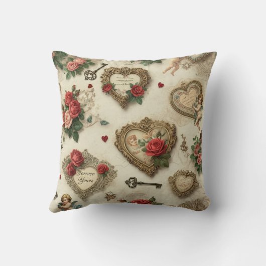 "Forever Yours"  Sierkussen (Achterkant)