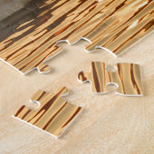 "Forever Yours" Swan Couple bij Sunset Photography Legpuzzel (Zijkant)