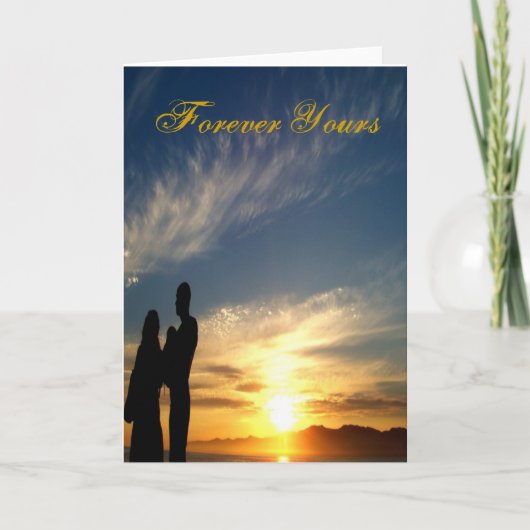 Forever Yours/ Valentijnsdag_ Kaart (Voorkant)
