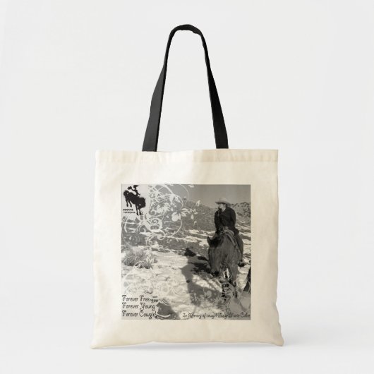 ForeverCowgirl canvas Tote Bag (Voorkant)