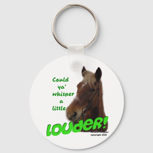 ForeverMorgan Funny Horse Whisperer Sleutelhanger (Voorkant)