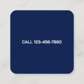 Forex Analyst Vierkante Visitekaartje (Achterkant)