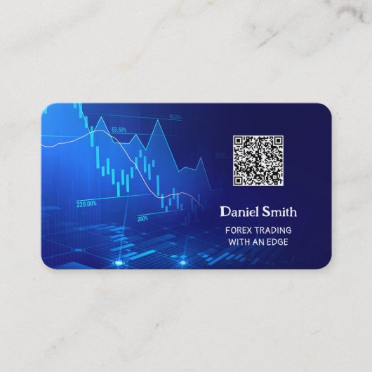 Forex Custom QR Visitekaartje (Voorkant)