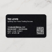 Forex Dealer Analyst QR Visitekaartje (Achterkant)