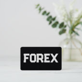 Forex Dealer Analyst QR Visitekaartje (Staand voorkant)