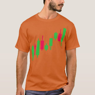 Forex- en effectenkaarten t-shirt