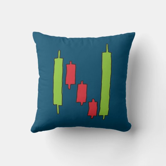 Forex FX-handel Kussen (Achterkant)