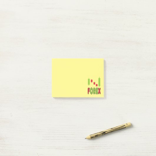 Forex FX-handel Post-it® Notes (Op bureau)