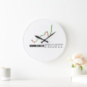 Forex Knowledge is Profit Acrylic Wall Clock Grote Klok (Huis)