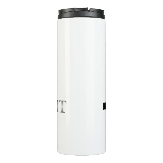 Forex Knowledge is Winst Thermal Tumbler. Thermosbeker (Achterkant)