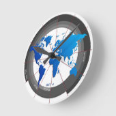 Forex Markets Timezone Clock GMT-4 Ronde Klok (Hoek)