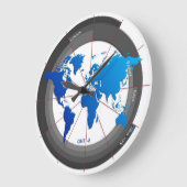 Forex Markets Timezone Clock GMT-8 Grote Klok (Hoek)