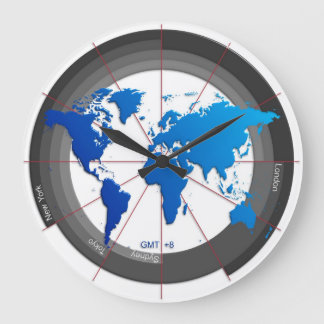 Forex Markets Timezone Clock GMT+8 uur Grote Klok