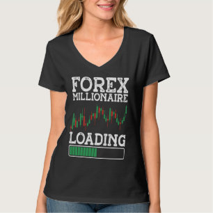 Forex Miljonair Laadt BACKPRINT Forex T-shirt