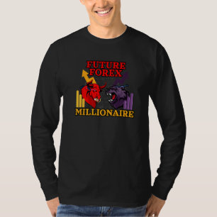 Forex Millionaire geïnspireerde Bull Vs Beer gerel T-shirt