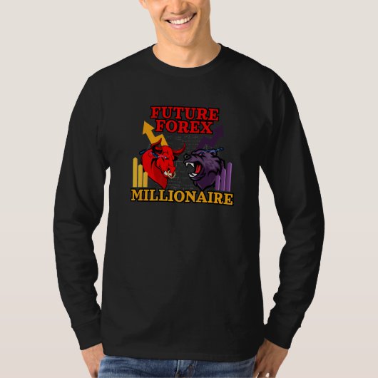 Forex Millionaire geïnspireerde Bull Vs Beer gerel T-shirt (Voorkant)