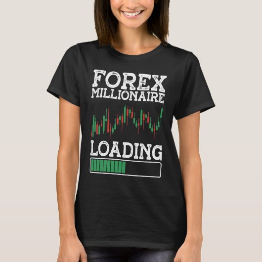 Forex Millionaire Loading BACKPRINT Forex T-shirt (Voorkant)