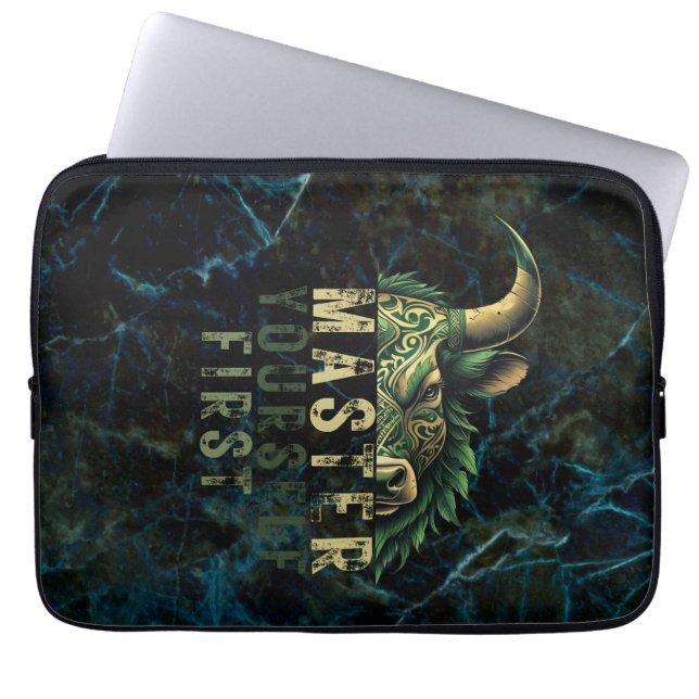 Forex mindset | motivatie | stierenmarkt laptop sleeve (Voorkant)