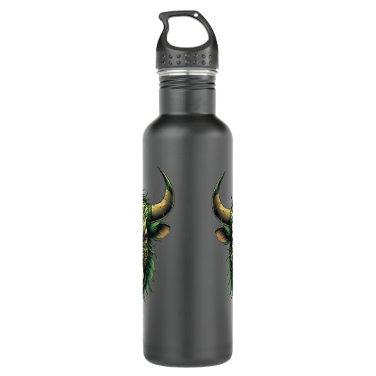 Forex mindset | motivatie | stierenmarkt waterfles  (Achterkant)