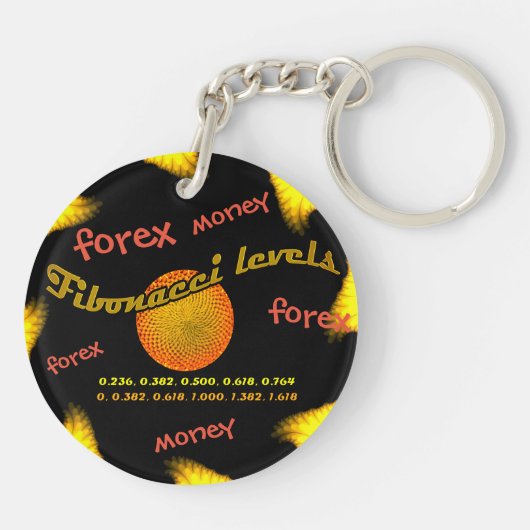 Forex, Money, Fibonacci-nummers Sleutelhanger (Achterkant)