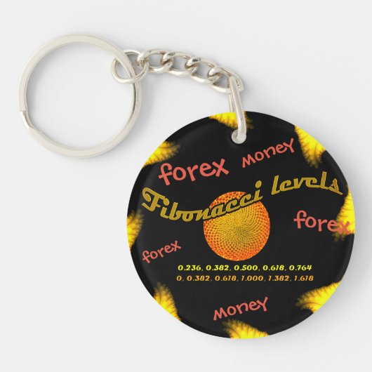 Forex, Money, Fibonacci-nummers Sleutelhanger (Voorkant)