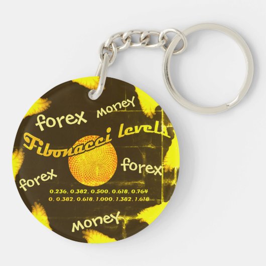 Forex, Money, Fibonacci-nummers Sleutelhanger (Achterkant)