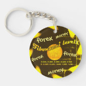 Forex, Money, Fibonacci-nummers Sleutelhanger (Voorkant)