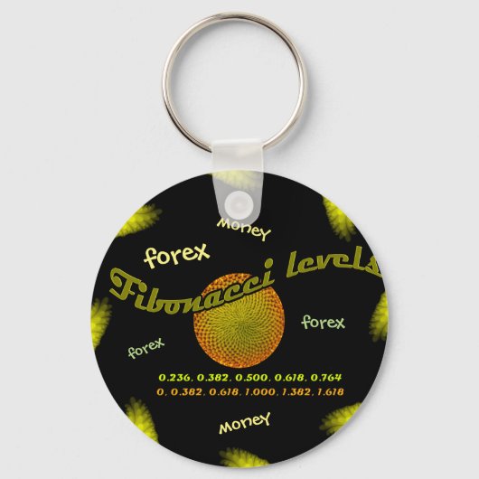 Forex, Money, Fibonacci-nummers Sleutelhanger (Voorkant)