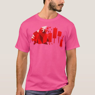 Forex Movement Red Beer Stock Market Investor Trad T-shirt