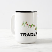 Forex Trade Me Tweekleurige Koffiemok (Voorkant links)