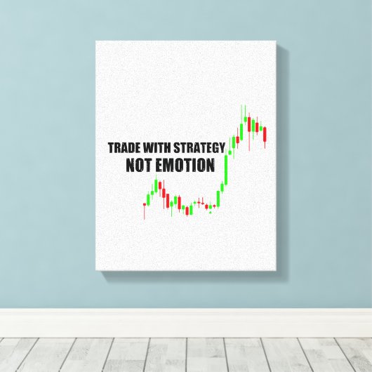 Forex Trader Collectie Stretted Canvas Print (Insitu (Houten vloer))