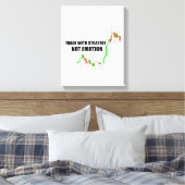 Forex Trader Collectie Stretted Canvas Print (Insitu (Slaapkamer))