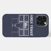 Forex Trader Funny Logo iPhone Hoesje (Achterkant horizontaal)