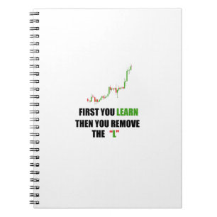 Forex Trader mindset Spiral Photo Notebook Notitieboek