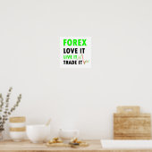 Forex Trader Print, Value Poster Paper (Matte) (Keuken)