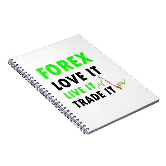 Forex Trader Spiral Photo Notitieboek (Rechterzijde)