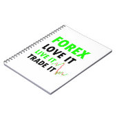 Forex Trader Spiral Photo Notitieboek (Linkerzijde)