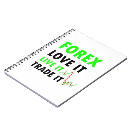 Forex Trader Spiral Photo Notitieboek (Linkerzijde)