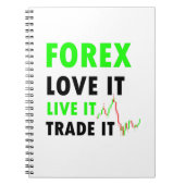 Forex Trader Spiral Photo Notitieboek (Voorkant)