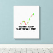 Forex Trader Stretched Canvas Afdrukken (Insitu (Houten vloer))