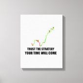 Forex Trader Stretched Canvas Afdrukken (Voorkant)