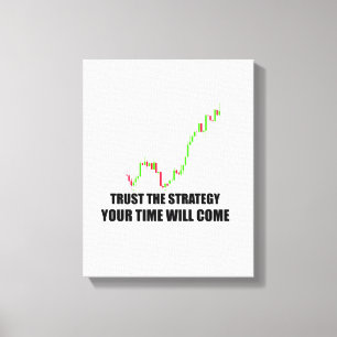 Forex Trader Stretched Canvas Afdrukken