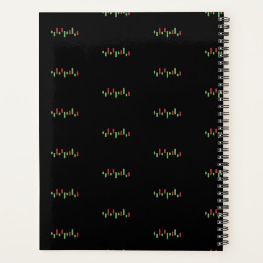 Forex Trading Journal geeft boekhouder Planner (Achterkant)