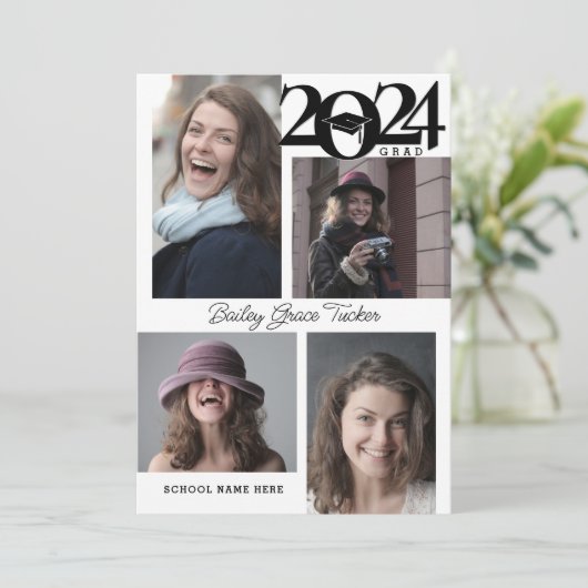 Forfaitaire aankondigingskaart aankondiging (Staand voorkant)